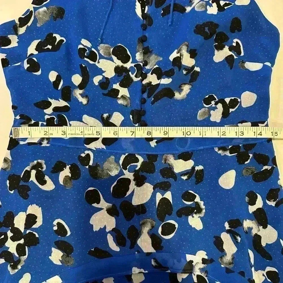Cabi Blue and Black Print Sleeveless Dress Size Small - Picture 5 of 5